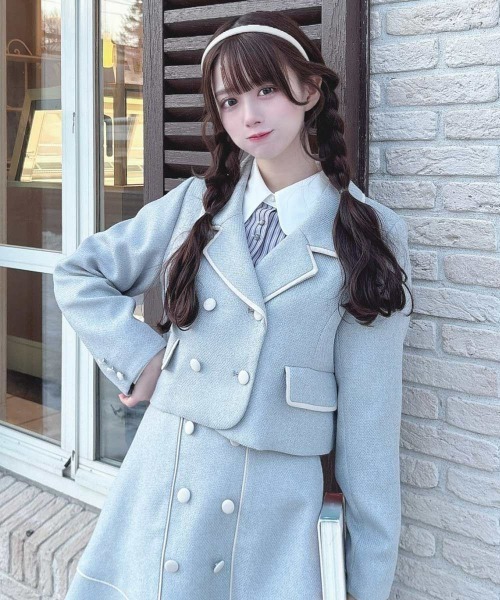 ジャケット・アウター tweed fur  jacket&pocket fur 廃棄されていた日本産の羊毛で幻のツイードを再現したジャケット