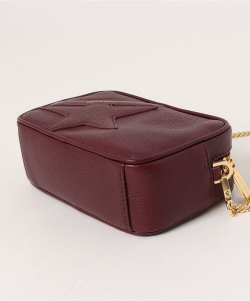 GOLDEN GOOSE（ゴールデングース）の「Star Bag ミニ レザー（ワインレッド） トーン・オン・トーンスター（ショルダーバッグ・レディース・ワインレッド・U）」の7枚目の写真