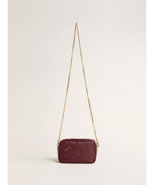 GOLDEN GOOSE（ゴールデングース）の「Star Bag ミニ レザー（ワインレッド） トーン・オン・トーンスター（ショルダーバッグ・レディース・ワインレッド・U）」の2枚目の写真