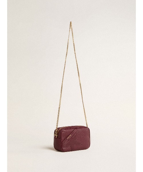 GOLDEN GOOSE（ゴールデングース）の「Star Bag ミニ レザー（ワインレッド） トーン・オン・トーンスター（ショルダーバッグ・レディース・ワインレッド・U）」の3枚目の写真