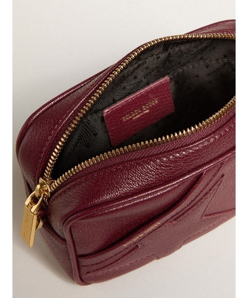 GOLDEN GOOSE（ゴールデングース）の「Star Bag ミニ レザー（ワインレッド） トーン・オン・トーンスター（ショルダーバッグ・レディース・ワインレッド・U）」の5枚目の写真