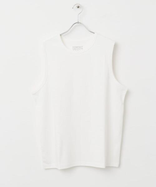 URBAN RESEARCH Sonny Label（アーバンリサーチサニーレーベル）の「コットンレイヤードタンクトップ（タンクトップ・メンズ・ブラック/オフホワイト/チャコールグレー・SMALL/MEDIUM/LARGE）」の2枚目の写真