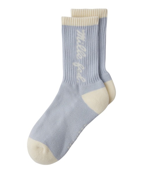 MILKFED.(ミルクフェド)の「ICING LOGO SOCKS(ソックス/靴下・レディース・ホワイト/ブラック/ライトブルー・ONE SIZE)」の3枚目の写真