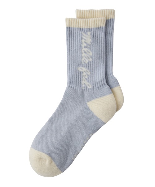 MILKFED.(ミルクフェド)の「ICING LOGO SOCKS(ソックス/靴下・レディース・ホワイト/ブラック/ライトブルー・ONE SIZE)」の7枚目の写真