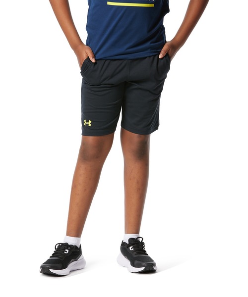 UNDER ARMOUR(アンダーアーマー)の「UAテック ショートスリーブ Tシャツ アンド ショーツ セット(トレーニング/キッズ)(Tシャツ/カットソー・キッズ・ネイビー・140cm/160cm/150cm)」の4枚目の写真
