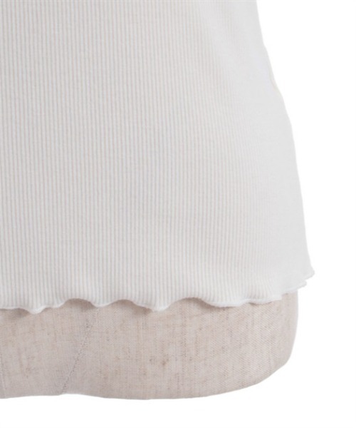 axes femme（アクシーズファム）の「カップ付きストラップタンク（タンクトップ・レディース・ブラック/キナリ・LARGE/MEDIUM）」の10枚目の写真