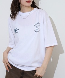BEARAURA プリント オーバーサイズ Tシャツ UVカット COOL&DRY
