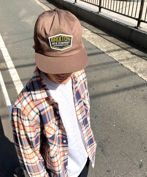 BRIXTON（ブリクストン）の「BRIXTON/ブリクストン COLESON HP SNPK キャップ 2026新作　再入荷（キャップ・メンズ・ブラウン/ブラック・ONE SIZE）」の14枚目の写真