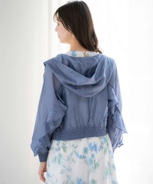 シアーフリルブルゾン