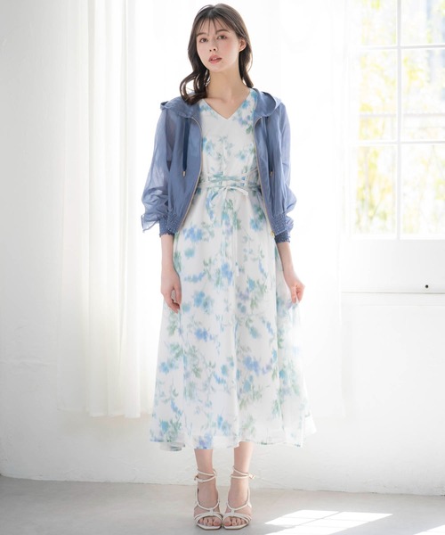 NOELA（ノエラ）の「シアーフリルブルゾン（ブルゾン・レディース・オフホワイト/ブルー・フリー）」の11枚目の写真