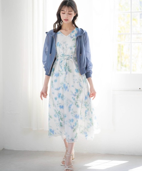 NOELA（ノエラ）の「シアーフリルブルゾン（ブルゾン・レディース・オフホワイト/ブルー・フリー）」の10枚目の写真