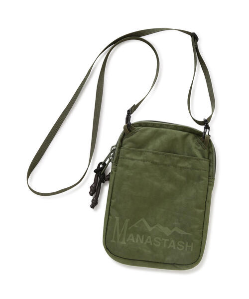 MANASTASH（マナスタッシュ）の「MANASTASH/マナスタッシュ  CLEAR POCKET SHOULDER BAG/クリアポケットショルダーバッグ（ショルダーバッグ・メンズ・ブラック/オリーブ系・F）」の12枚目の写真