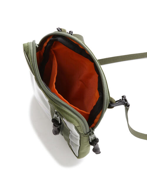 MANASTASH（マナスタッシュ）の「MANASTASH/マナスタッシュ  CLEAR POCKET SHOULDER BAG/クリアポケットショルダーバッグ（ショルダーバッグ・メンズ・ブラック/オリーブ系・F）」の13枚目の写真