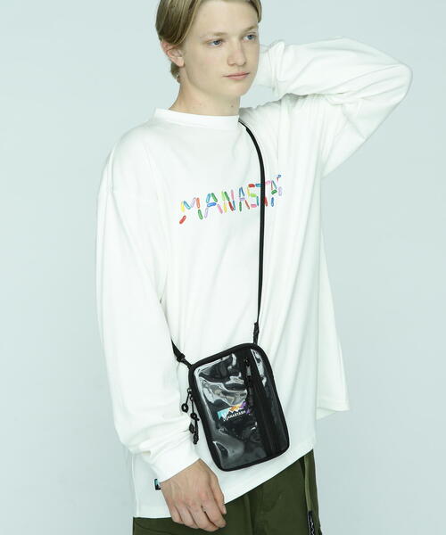 MANASTASH（マナスタッシュ）の「MANASTASH/マナスタッシュ  CLEAR POCKET SHOULDER BAG/クリアポケットショルダーバッグ（ショルダーバッグ・メンズ・ブラック/オリーブ系・F）」の17枚目の写真