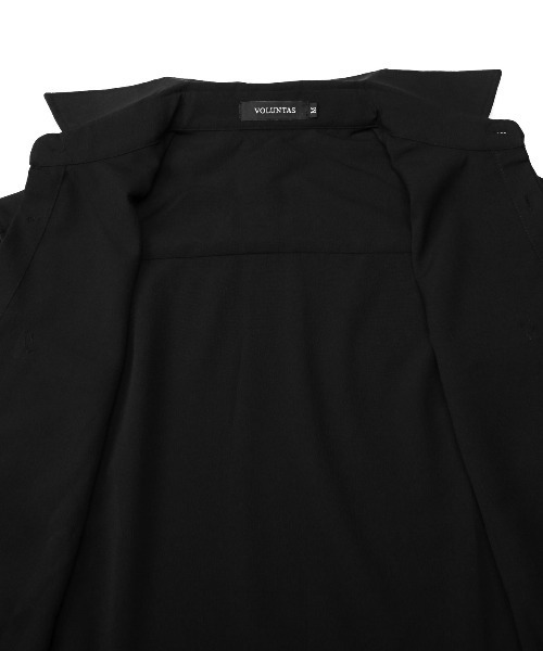 LUXSTYLE(ラグスタイル)の「楊柳ノースリーブシャツ(シャツ/ブラウス・メンズ・ホワイト/ブラック・L/M)」の9枚目の写真