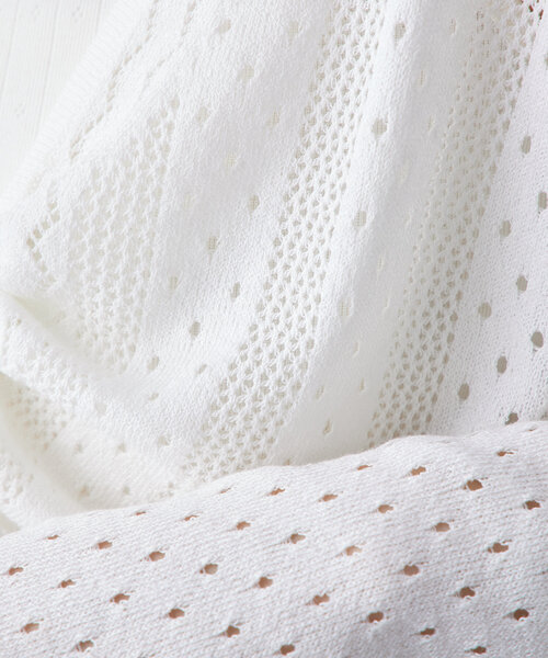 mystic（ミスティック）の「透かしショートボレロ（カーディガン/ボレロ・レディース・ブラック/グレー/オフホワイト・FREE）」の15枚目の写真