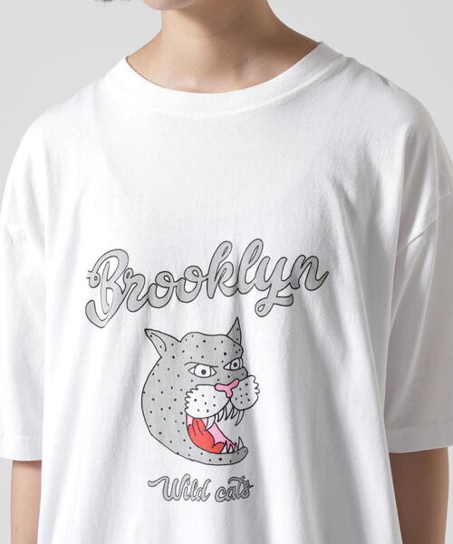 FUNG（ファング）の「FUNG/ファング　BASIC TEE BROOKLYN　Ｔシャツ（Tシャツ/カットソー・レディース・ホワイト・L/M/S/XS）」の9枚目の写真