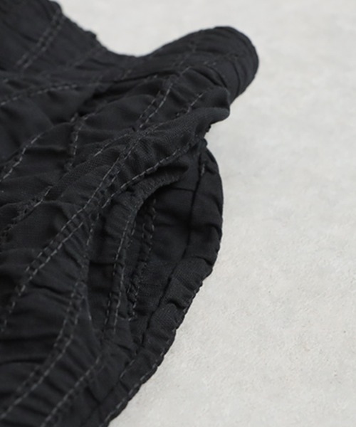 antiqua(アンティカ)の「ギャザーテーパードパンツ(その他パンツ・レディース・ブラック・ONESIZE)」の13枚目の写真