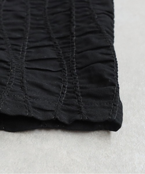 antiqua(アンティカ)の「ギャザーテーパードパンツ(その他パンツ・レディース・ブラック・ONESIZE)」の14枚目の写真