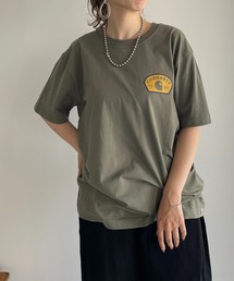 【Carhartt】バックグラフィック Tシャツ グリーン / 送料無料 Carhartt｜カーハートのTシャツ/カットソー（グリーン・カーキ