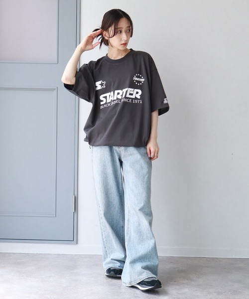 セール】【STARTER /スターター】 ドローコード半袖ゲームシャツ