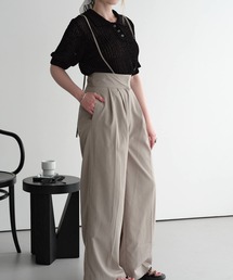 Mia   （ミア）の「タックワイドサロペット（サロペット/オーバーオール）」