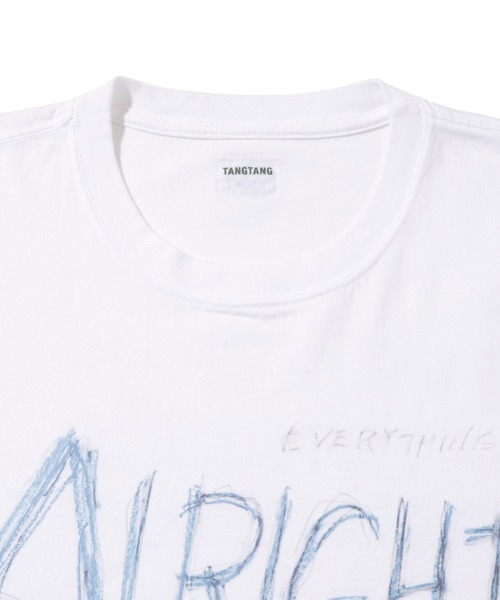 TANGTANG(タンタン)の「【TANGTANG(タンタン)】DRAWING ALRIGHT(Tシャツ/カットソー・レディース・ホワイト・M)」の13枚目の写真