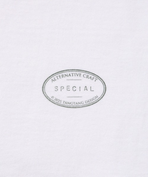TANGTANG(タンタン)の「【TANGTANG(タンタン)】DRAWING ALRIGHT(Tシャツ/カットソー・レディース・ホワイト・M)」の7枚目の写真