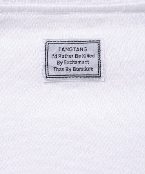 TANGTANG(タンタン)の「【TANGTANG(タンタン)】DRAWING ALRIGHT(Tシャツ/カットソー・レディース・ホワイト・M)」の5枚目の写真