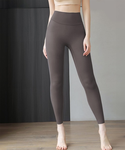 LOWO(ロワ)の「ストレッチレギンスパンツ(その他パンツ・レディース・モカ/ブラック/グレー・2L/3L/L/M)」の3枚目の写真