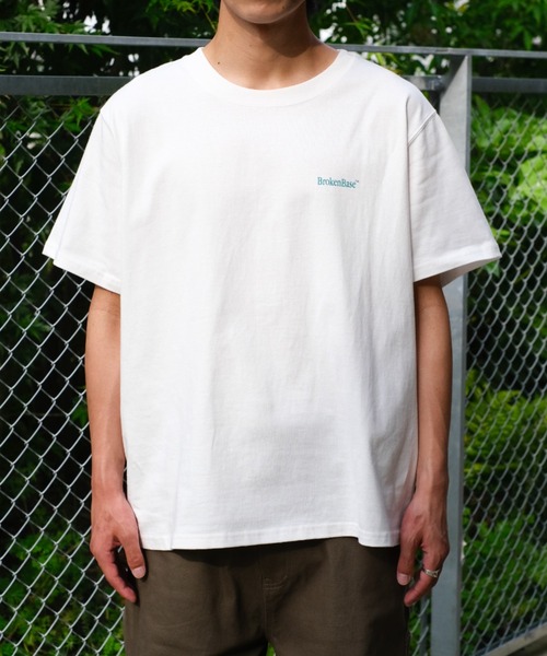 BROKEN BASE(ブロークンベース)の「シティマウンテングラフィックTシャツ(Tシャツ/カットソー・メンズ・ネイビー/ホワイト/アッシュ・MEDIUM/LARGE)」の12枚目の写真