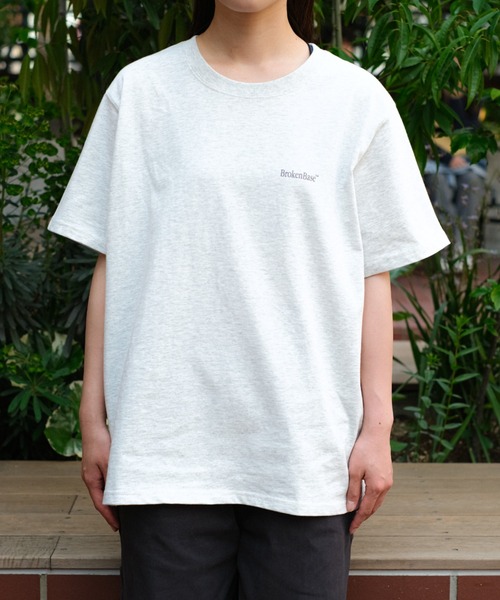 BROKEN BASE(ブロークンベース)の「シティマウンテングラフィックTシャツ(Tシャツ/カットソー・メンズ・ネイビー/ホワイト/アッシュ・MEDIUM/LARGE)」の8枚目の写真