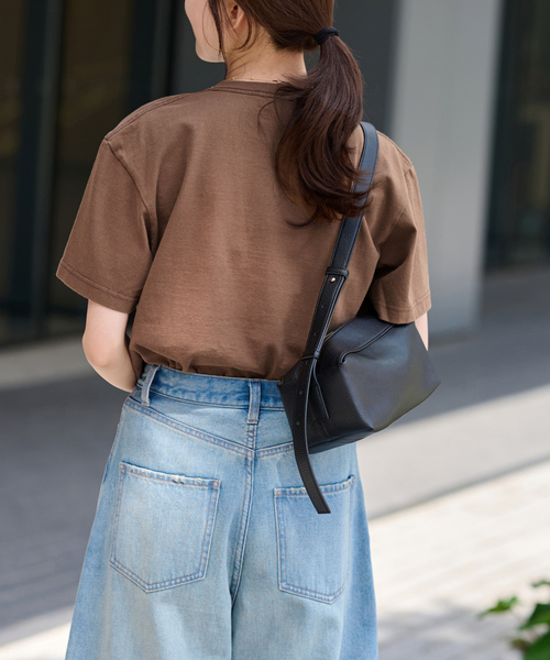 JOURNAL STANDARD relume(ジャーナルスタンダード レリューム)の「別注【GULFCOAST SPORTSWEAR】ロゴTシャツ(Tシャツ/カットソー・レディース・ブラウン/ネイビー・FREE)」の9枚目の写真