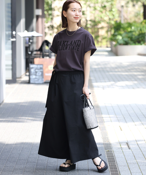 JOURNAL STANDARD relume(ジャーナルスタンダード レリューム)の「別注【GULFCOAST SPORTSWEAR】ロゴTシャツ(Tシャツ/カットソー・レディース・ブラウン/ネイビー・FREE)」の10枚目の写真