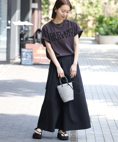 JOURNAL STANDARD relume(ジャーナルスタンダード レリューム)の「別注【GULFCOAST SPORTSWEAR】ロゴTシャツ(Tシャツ/カットソー・レディース・ブラウン/ネイビー・FREE)」の11枚目の写真