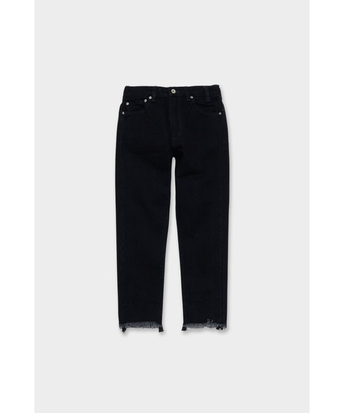 CINOH（チノ）の「HI-WAIST SLIM STRAIGHT（デニムパンツ・レディース・ブラック・24/25/26）」の3枚目の写真