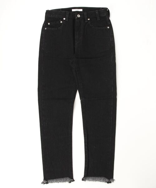 CINOH（チノ）の「HI-WAIST SLIM STRAIGHT（デニムパンツ・レディース・ブラック・24/25/26）」の14枚目の写真