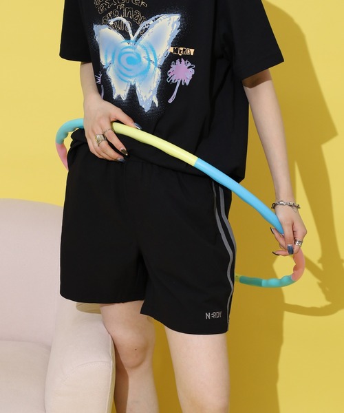 NERDY(ノルディ)の「シアサッカー ハーフパンツ(その他パンツ・メンズ・ホワイト/ブルー/ブラック・LL/L/S/M/SS)」の3枚目の写真