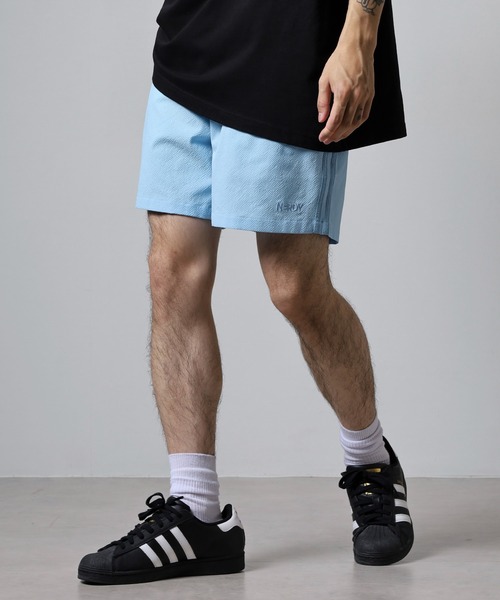 NERDY(ノルディ)の「シアサッカー ハーフパンツ(その他パンツ・メンズ・ホワイト/ブルー/ブラック・LL/L/S/M/SS)」の22枚目の写真