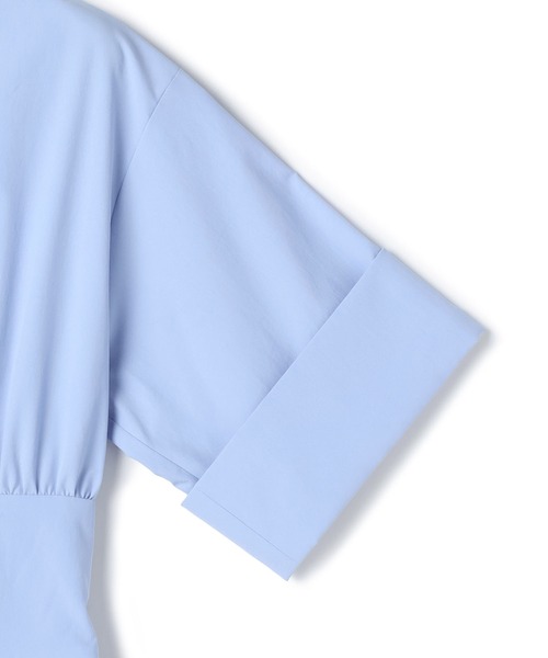 N.O.R.C（ノーク）の「ソフトタイプライターコクーンワンピース【COOL MOTION】（ワンピース・レディース・ネイビー/サックスブルー・S/M）」の21枚目の写真