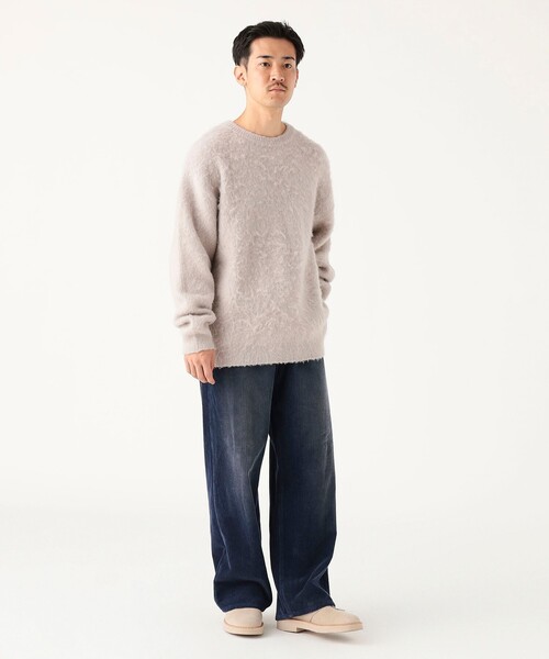 B:MING by BEAMS(ビーミングバイビームス)の「ダブル ジャカード ニット(ユニセックス)(ニット/セーター・メンズ・ブラック/ネイビー/ナチュラル・S/XL/L/M)」の7枚目の写真