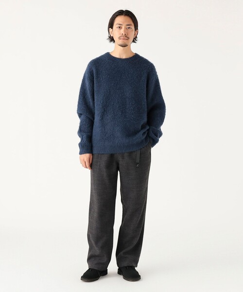 B:MING by BEAMS(ビーミングバイビームス)の「ダブル ジャカード ニット(ユニセックス)(ニット/セーター・メンズ・ブラック/ネイビー/ナチュラル・S/XL/L/M)」の9枚目の写真
