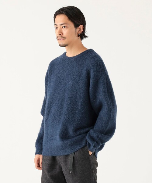 B:MING by BEAMS(ビーミングバイビームス)の「ダブル ジャカード ニット(ユニセックス)(ニット/セーター・メンズ・ブラック/ネイビー/ナチュラル・S/XL/L/M)」の8枚目の写真
