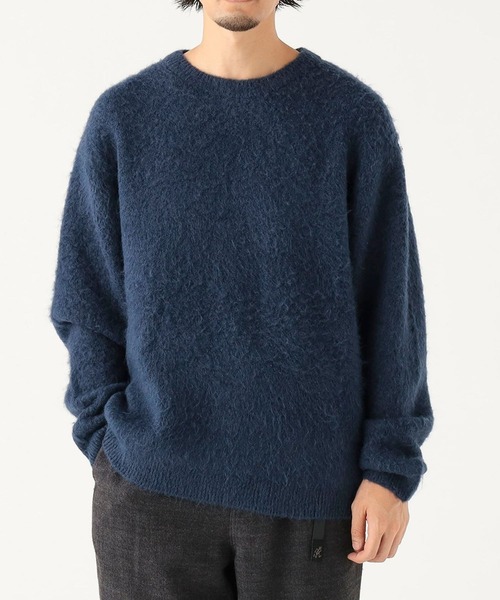 B:MING by BEAMS(ビーミングバイビームス)の「ダブル ジャカード ニット(ユニセックス)(ニット/セーター・メンズ・ブラック/ネイビー/ナチュラル・S/XL/L/M)」の3枚目の写真