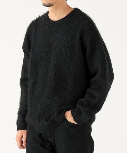 B:MING by BEAMS(ビーミングバイビームス)の「ダブル ジャカード ニット(ユニセックス)(ニット/セーター・メンズ・ブラック/ネイビー/ナチュラル・S/XL/L/M)」の2枚目の写真