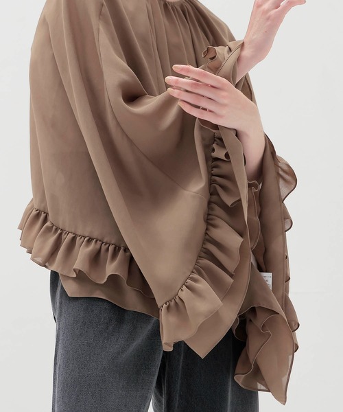 DRESSLAVE(ドレスレイブ)の「boho chic blouse(ボーホーシックブラウス)(シャツ/ブラウス・レディース・ブラウン/ブルー・38)」の20枚目の写真