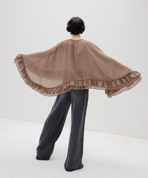 DRESSLAVE(ドレスレイブ)の「boho chic blouse(ボーホーシックブラウス)(シャツ/ブラウス・レディース・ブラウン/ブルー・38)」の17枚目の写真