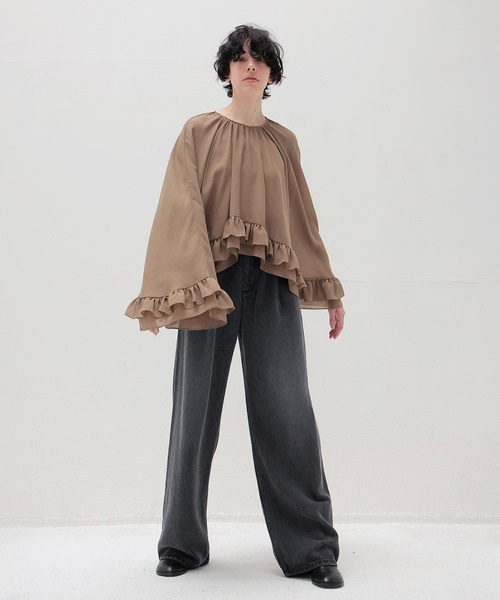 DRESSLAVE(ドレスレイブ)の「boho chic blouse(ボーホーシックブラウス)(シャツ/ブラウス・レディース・ブラウン/ブルー・38)」の16枚目の写真