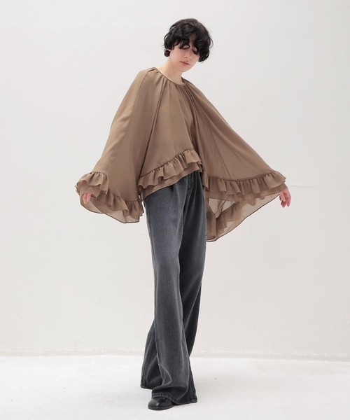DRESSLAVE(ドレスレイブ)の「boho chic blouse(ボーホーシックブラウス)(シャツ/ブラウス・レディース・ブラウン/ブルー・38)」の15枚目の写真
