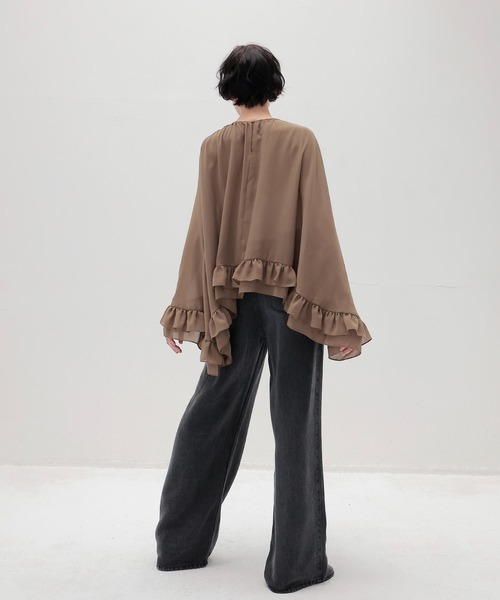 DRESSLAVE(ドレスレイブ)の「boho chic blouse(ボーホーシックブラウス)(シャツ/ブラウス・レディース・ブラウン/ブルー・38)」の14枚目の写真